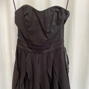 French Connection Strapless Black Dress